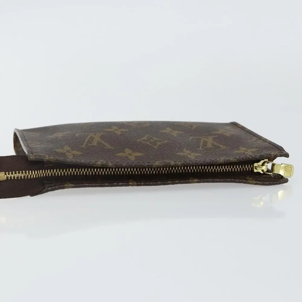 Louis Vuitton Monogram Bucket PM Accessory Pouch Brown